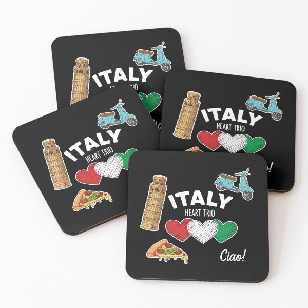 Item preview, Love Italy and Everything Italian Culture Heart Trio designed and sold by PopStars1993.