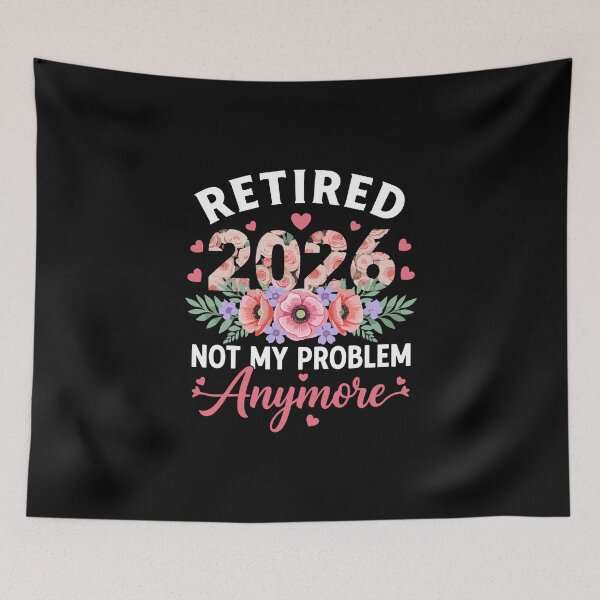 Item preview, Retired 2026 Not My Problem Anymore Floral Women Retirement designed and sold by PopStars1993.