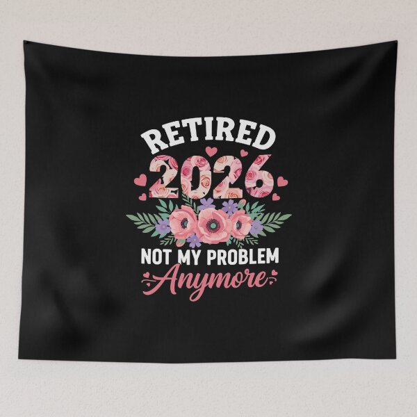 Item preview, Retired 2026 Not My Problem Anymore Floral Women Retirement designed and sold by PopStars1993.