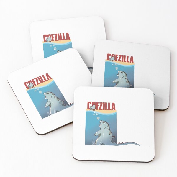 Item preview, Godzilla Coffee Surfacing – Retro Coffee Art designed and sold by Jamsky.