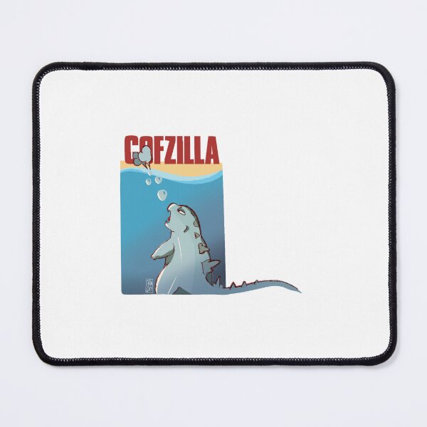 Item preview, Godzilla Coffee Surfacing – Retro Coffee Art designed and sold by Jamsky.