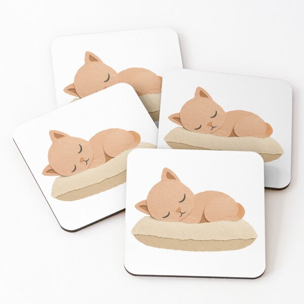 Item preview, Copy of Sleep Mode: Activated – Cute Pixel Cat designed and sold by MoodPrintsShop.