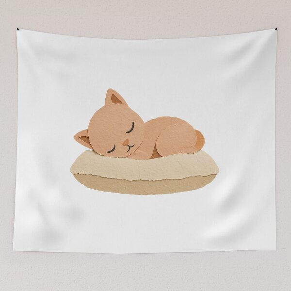 Item preview, Copy of Sleep Mode: Activated – Cute Pixel Cat designed and sold by MoodPrintsShop.