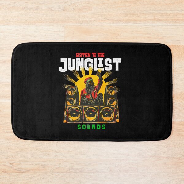 Item preview, JUNGLIST - Sound System Rasta (White)  designed and sold by Discothreadz.