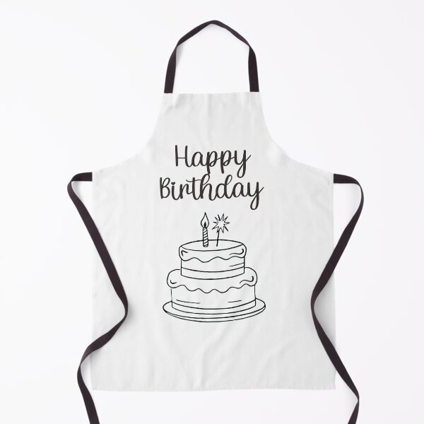 Item preview, Happy Birthday with cake designed and sold by DailyQuestPrint.