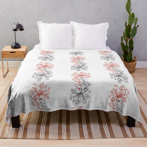 Item preview, Red and black lilies designed and sold by 7Delamancha.