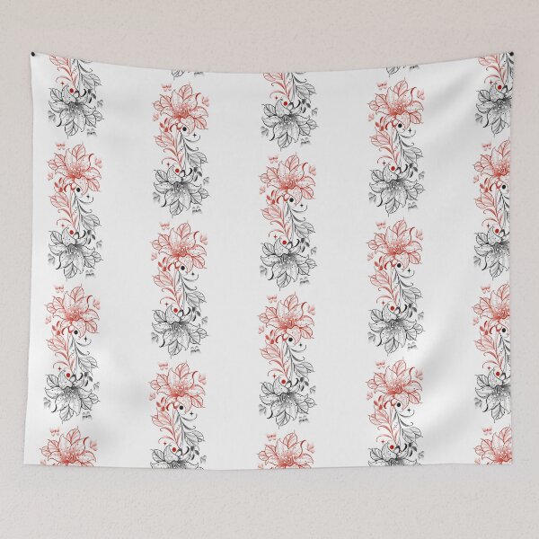 Item preview, Red and black lilies designed and sold by 7Delamancha.