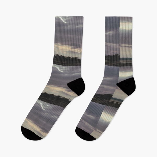 Item preview, clouds with some brave, bright rays of sun in the distance Clydeside at Cardross (near Dumbarton, Scotland) (April 2026) designed and sold by photosbykel.