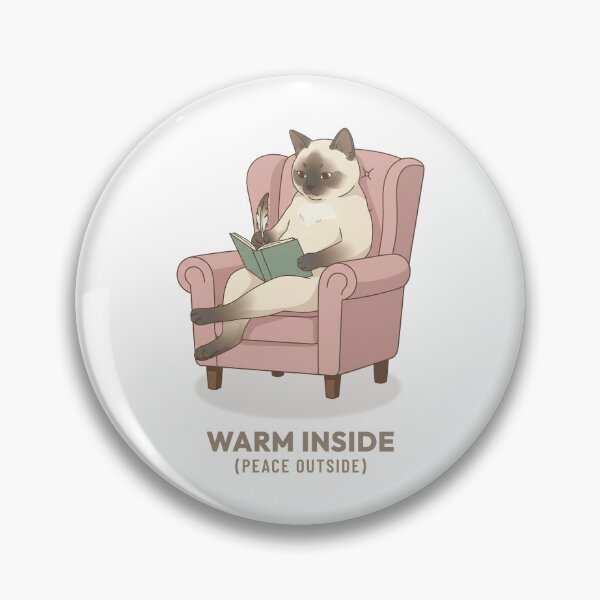 Item preview, Cozy Siamese Cat Writing Journal Calmly designed and sold by COZY VINTAGE animal.