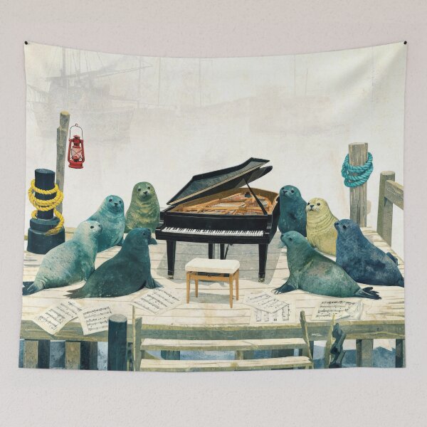 Item preview, Seals Know the Music designed and sold by HabitableMoons.