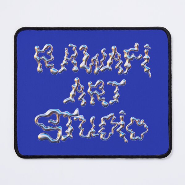 Item preview, Rawafi Art Studio Liquid | Chrome Y2K Typography designed and sold by Rawafi Art Studio.