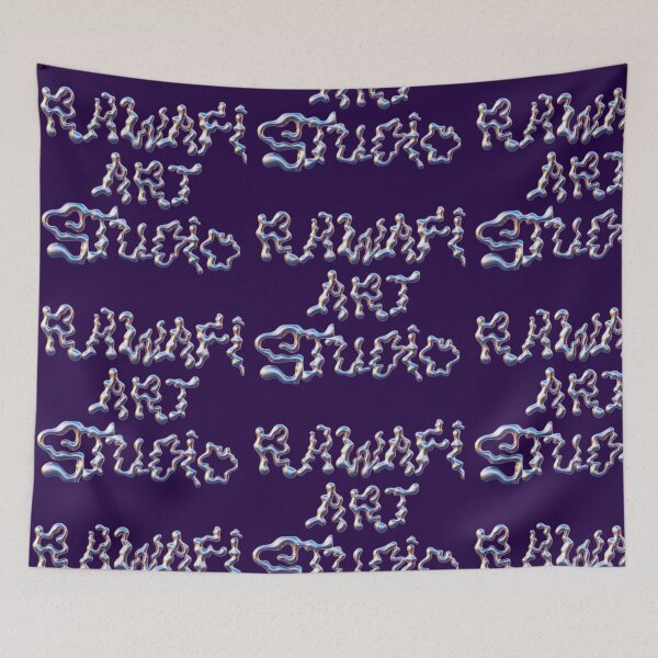 Item preview, Rawafi Art Studio Liquid | Chrome Y2K Typography designed and sold by Rawafi Art Studio.
