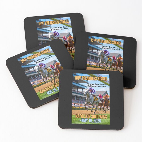 Item preview, 151st Preakness - Napoleon Solo Wins - May 16, 2026 - Balitmore Race Course designed and sold by DBM Photo Art 1.