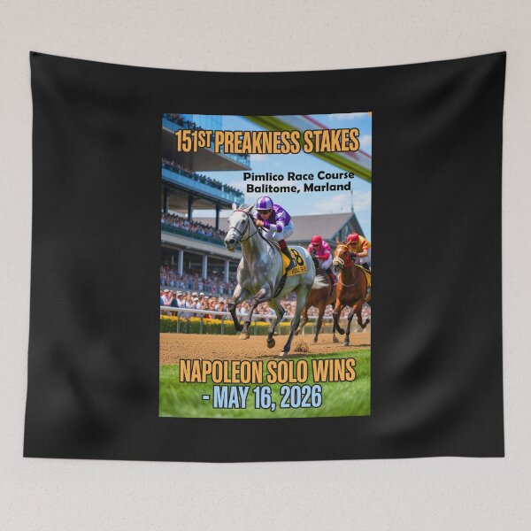 Item preview, 151st Preakness - Napoleon Solo Wins - May 16, 2026 - Balitmore Race Course designed and sold by DBM Photo Art 1.