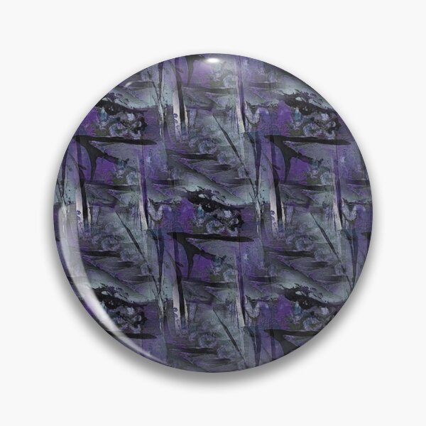 Item preview, Painterly Dark Landscape Abstract in Purple and Black designed and sold by Artistestella.