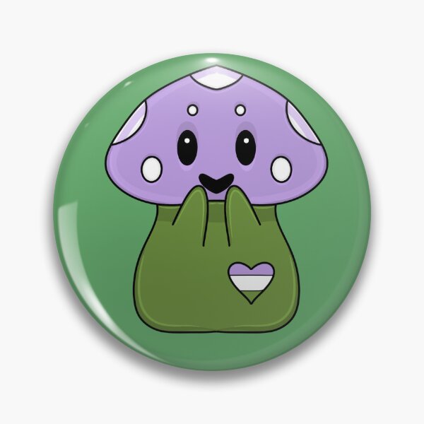 Item preview, Genderqueer Pride Mushroom designed and sold by PhoenixGrimm.