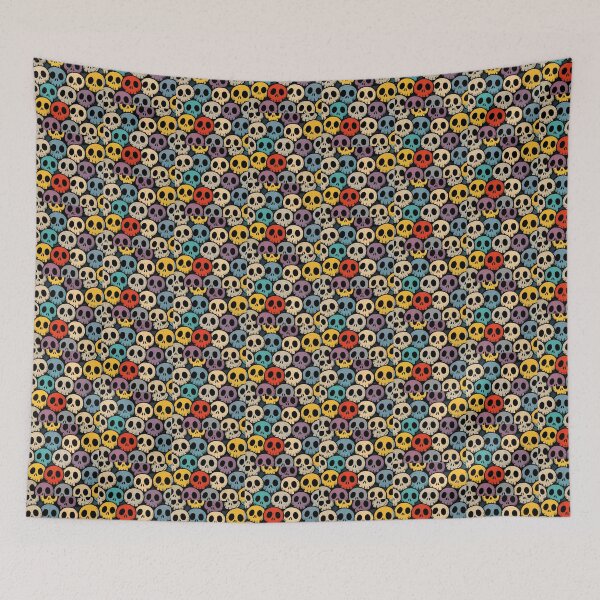 Item preview, Colorful Skulls  designed and sold by NickyMakesCoolStuff.