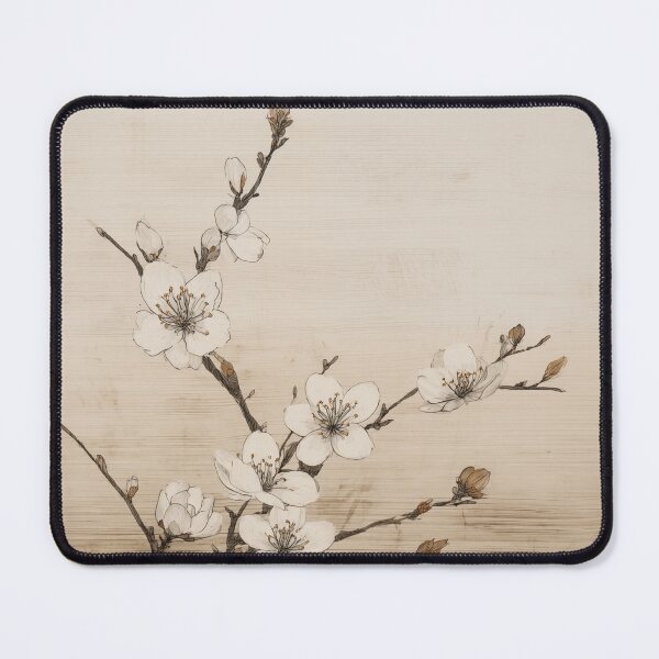 Item preview, Japandi and wabi sabi inspired cherry blossom in neutral designed and sold by filigreedigital.
