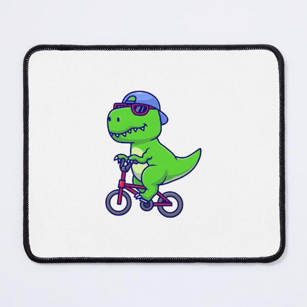 Item preview, Cool T-Rex Dinosaur Riding Bicycle with Sunglasses designed and sold by jrodriguep.