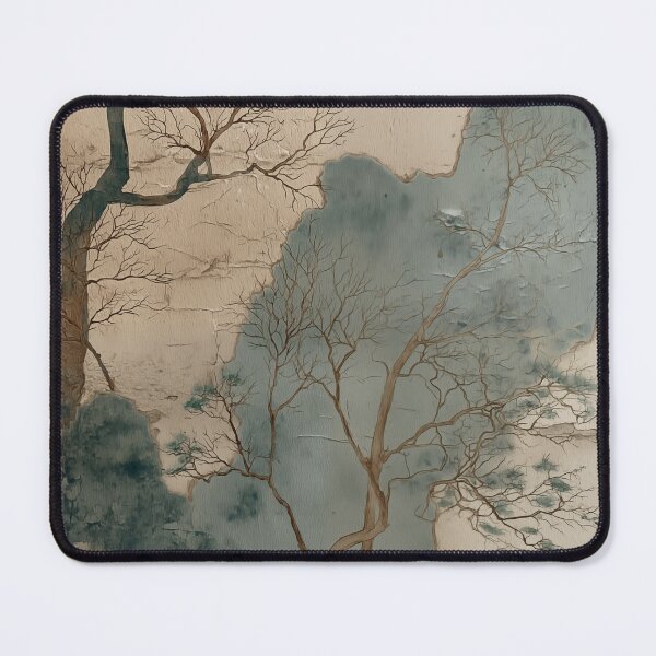 Item preview, Japandi and wabi sabi inspired abstract sage tree art designed and sold by filigreedigital.