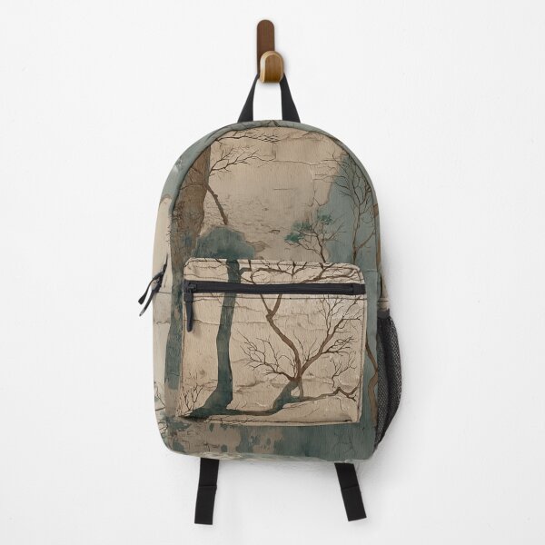 Item preview, Japandi and wabi sabi inspired abstract sage tree art designed and sold by filigreedigital.