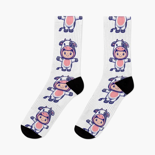 Item preview, Cute Chibi Boy Wearing Cow Onesie Costume designed and sold by jrodriguep.