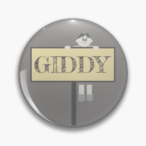 Item preview, Cat On Giddy Sign designed and sold by Odd-Squared.