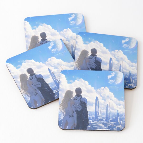 Item preview, Futuristic Lovers Celestial Skyline  designed and sold by Amr Siam.