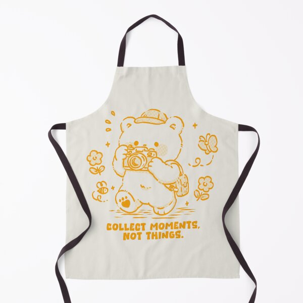 Item preview, Collect Moments Not Things Bear Camera Cozy Doodle designed and sold by ToonToos.