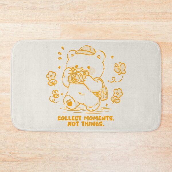 Item preview, Collect Moments Not Things Bear Camera Cozy Doodle designed and sold by ToonToos.