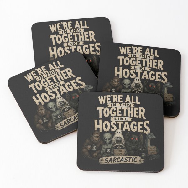 Item preview, We’re All in This Together Like Hostages Sarcastic Design designed and sold by madebysiwa.