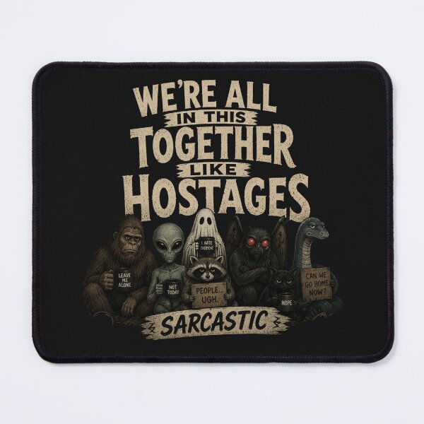 Item preview, We’re All in This Together Like Hostages Sarcastic Design designed and sold by madebysiwa.