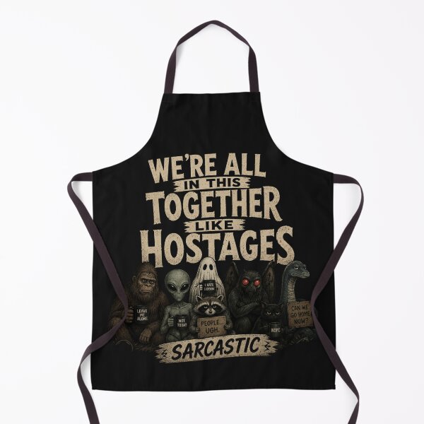 Item preview, We’re All in This Together Like Hostages Sarcastic Design designed and sold by madebysiwa.