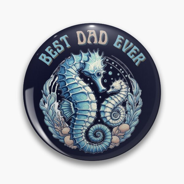 Item preview, Nautical Father's Day Gift - Cute Seahorse Duo designed and sold by DsTeesApparel.