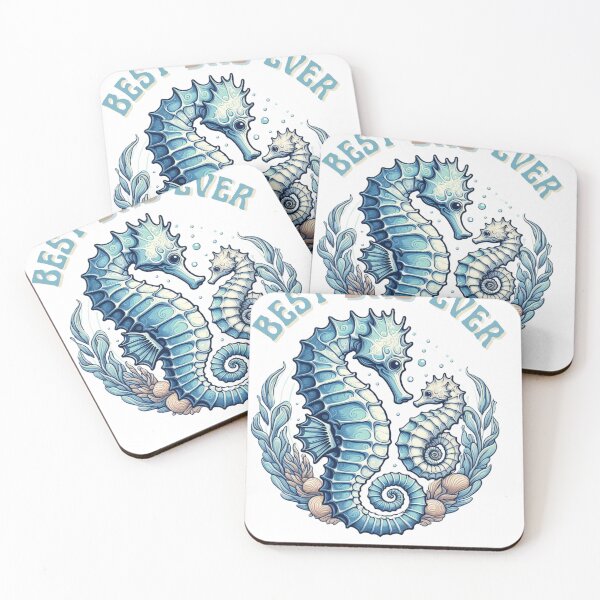Item preview, Nautical Father's Day Gift - Cute Seahorse Duo designed and sold by DsTeesApparel.