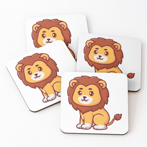Item preview, Cute Little Lion Cub Sitting Cartoon Illustration designed and sold by jrodriguep.