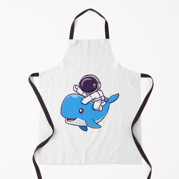 Item preview, Cute Astronaut Riding a Blue Whale in Space designed and sold by jrodriguep.
