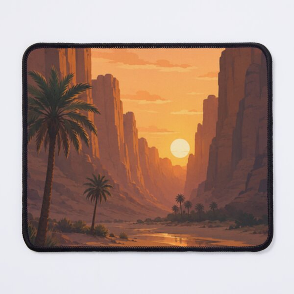 Item preview, Wadi Al Disah Desert Sunset designed and sold by Creative_Canvas.