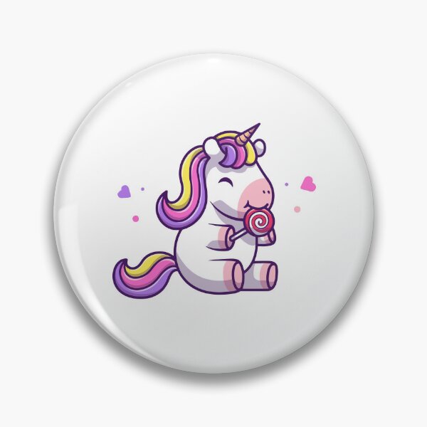 Item preview, Cute Magical Unicorn Eating Sweet Candy Lollipop designed and sold by jrodriguep.