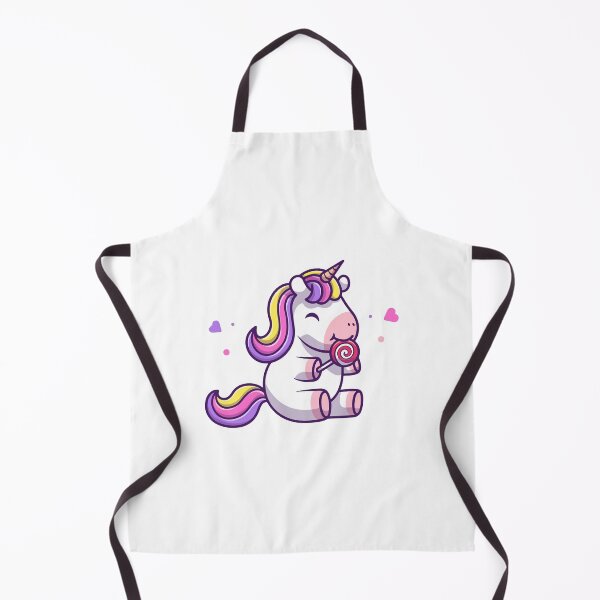 Item preview, Cute Magical Unicorn Eating Sweet Candy Lollipop designed and sold by jrodriguep.