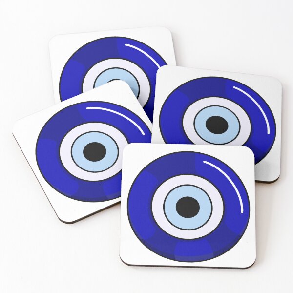 Item preview, Evil Eye Sticker | Postcards from Greece Collection designed and sold by PinkPeelUK.