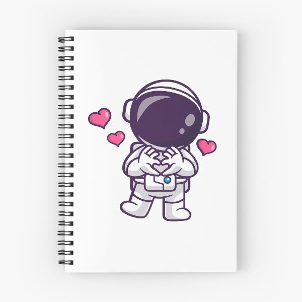 Item preview, Cute Astronaut Making Heart Sign Cartoon designed and sold by jrodriguep.