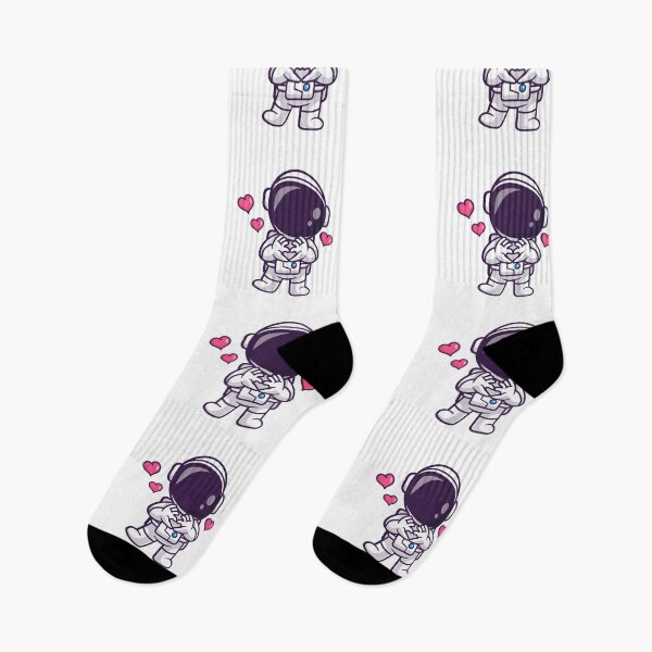 Item preview, Cute Astronaut Making Heart Sign Cartoon designed and sold by jrodriguep.
