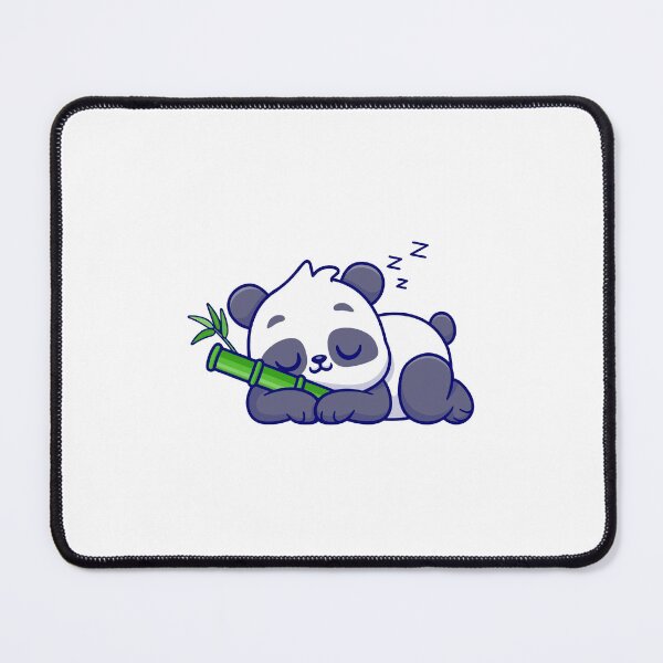 Item preview, Cute Sleeping Panda Hugging Bamboo Cartoon designed and sold by jrodriguep.