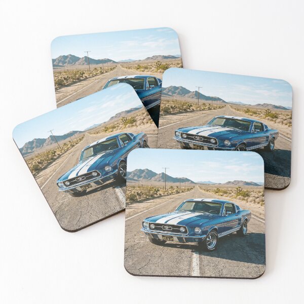 Item preview, Ford Mustang Route 66 Muscle Car Highway Street designed and sold by RCStoreUy.