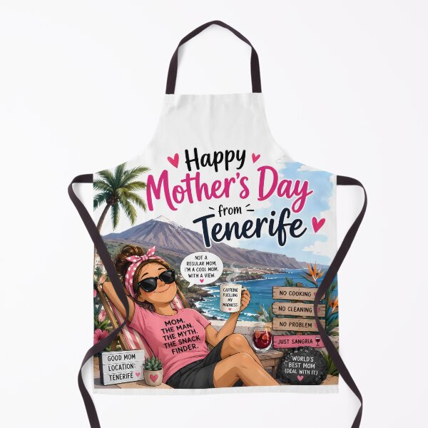 Item preview, Happy Mother’s Day from Tenerife | Funny Cool Mom Vacation Gift Design designed and sold by 1234saad.