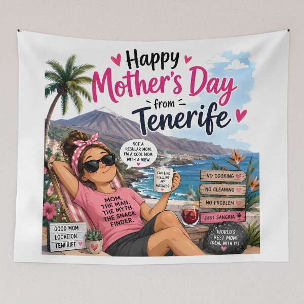 Item preview, Happy Mother’s Day from Tenerife | Funny Cool Mom Vacation Gift Design designed and sold by 1234saad.