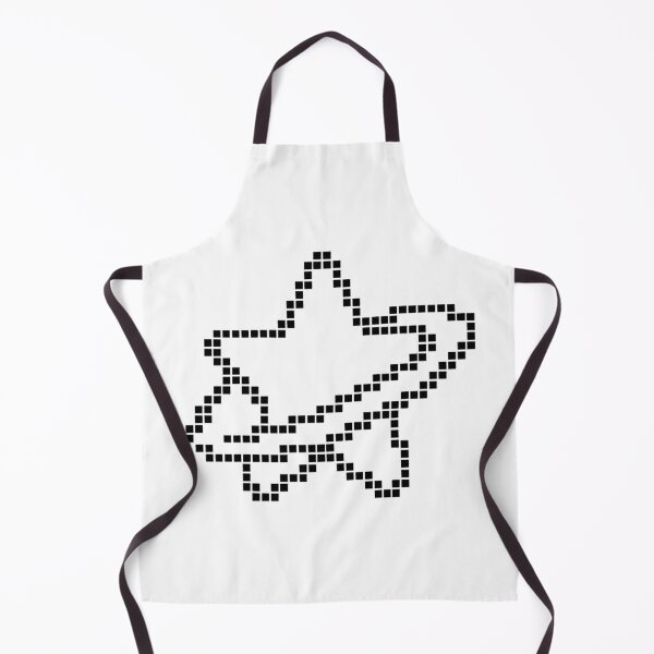 Item preview, Retro Pixel Art Overlapping Stars Outline designed and sold by choudane.
