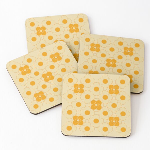 Item preview, Retro beige Flowers A6 - Vintage Flower Design  designed and sold by StefanStudioArt.