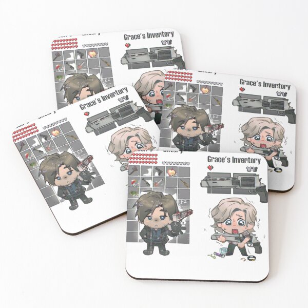 Item preview, Leon & Grace Inventory Chibi Fan Art Funny Cute  designed and sold by NDrake31.